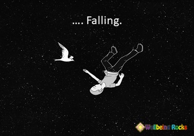 Man falling